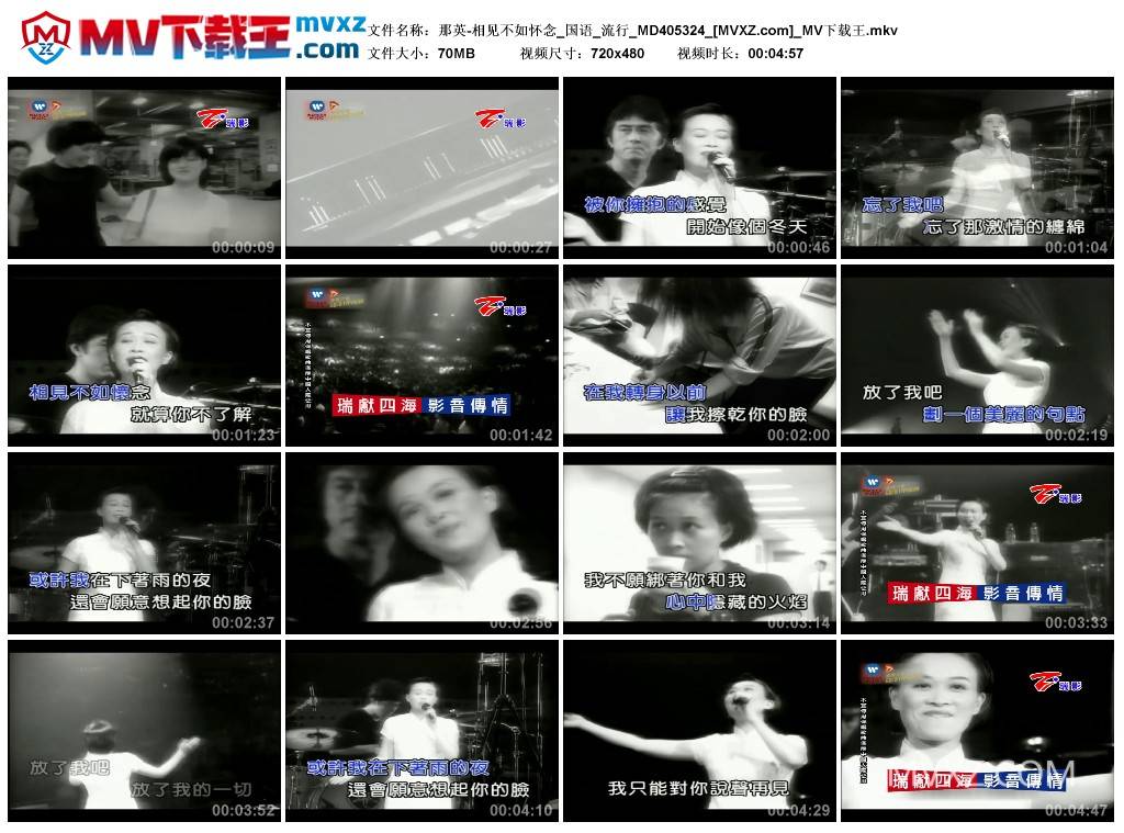 那英-相见不如怀念_国语_流行_MD405324